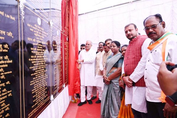 63 करोड़ 61 लाख के 22 विकास कार्यों का सीएम ने किया लोकार्पण एवं भूमिपूजन