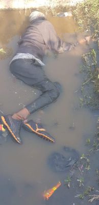 खुली नाली में गिरा, मौत