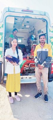 108 में गूंजी किलकारी, ईएमटी ने कराया एम्बुलेंस में सुरक्षित प्रसव