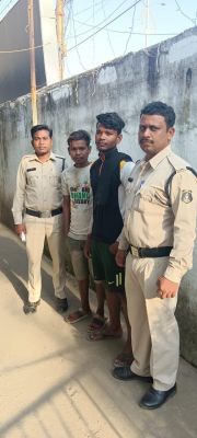 पावरग्रिड के स्टोर रूम से मशीन चोरी करने वाले दो गिरफ्तार  