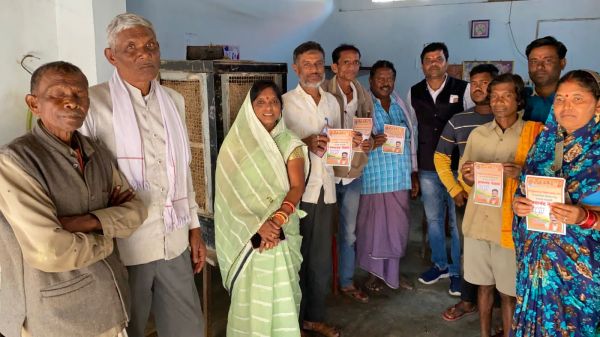 भानुप्रतापपुर उपचुनाव में भाजपा प्रत्याशी के पक्ष में क्षेत्र के नेताओं ने किया प्रचार