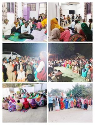 भानुप्रतापपुर उपचुनाव में धमतरी के भाजपाइयों का प्रचार जोरों पर
