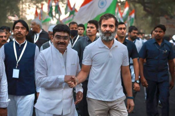 भारत जोड़ो यात्रा में राहुल के हमकदम बने सत्तार अली 