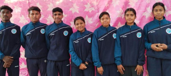 सीनियर राष्ट्रीय ड्रॉप रोबॉल चैम्पियनशिप  में सरगुजा के खिलाडिय़ों ने छत्तीसगढ़  को दिलाया मेडल