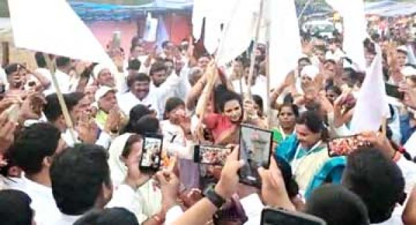 पदयात्रा गिरौदपुरी पहुंची