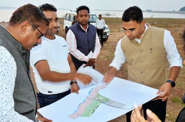 सैलानियों को शीघ्र ही मिलेगा तांदुला जलाशय तट पर ईको फ्रेन्डली पार्क की सौगात