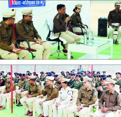 बलवा ड्रिल का अभ्यास, एसपी ने दरबार लगाकर जवानों की समस्याएं जानी