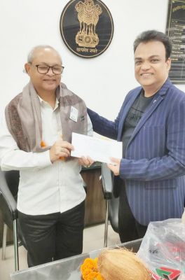 सेवानिवृत्ति पर वित्त लेखा सेवा अधिकारी को दी विदाई