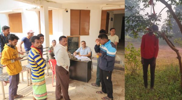 दोस्त को छोडक़र लौट रहे युवक की  लाश पेड़ पर लटकी मिली