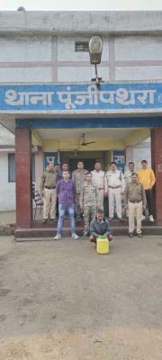 महुआ शराब के साथ आरोपी गिरफ्तार