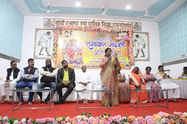  रामायण की चर्चा मात्र से मन का शुद्धिकरण-हेमा दो दिवसीय राज्य स्तरीय रामायण मंडली प्रतियोगिता का शुभारंभ
