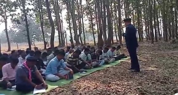 भारत स्काउट व गाइड बेसिक प्रशिक्षण डाइट संबलपुर में 