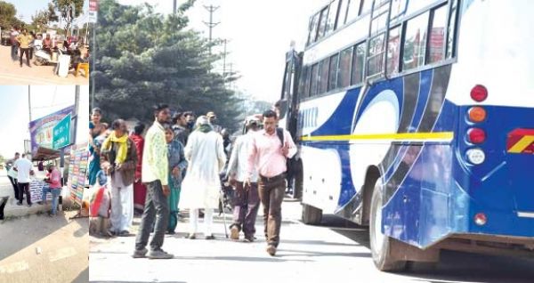 बस स्टैंड में आपरेटर्स की गुंडई पुलिस से नहीं सम्हल रही