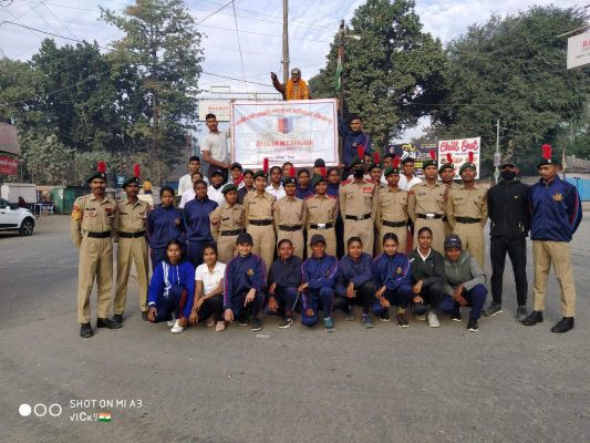 एनसीसी कैडेट्स ने हर्षोल्लास से मनाया मानवाधिकार दिवस