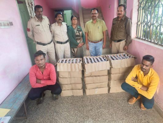 135 बल्क लीटर शराब जब्त