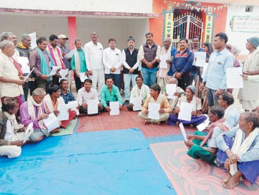 भाजपा के मोर आवास मोर अधिकार अभियान की शुुरूआत