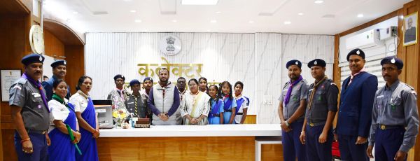 अंतरराष्ट्रीय जंबूरी मंगलोर में शामिल होने  7 सदस्यीय टीम रवाना