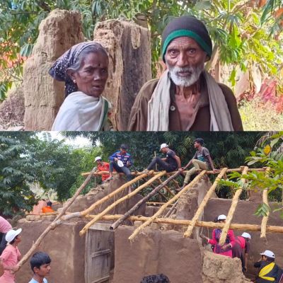 खबर का असर: प्रशासन ने ली सुध, बुजुर्ग दंपत्ति का जल्द बनेगा प्रधानमंत्री आवास