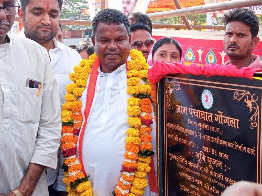 बरसों के इंतजार के बाद गोंगला-सुकमा मार्ग का भूमिपूजन