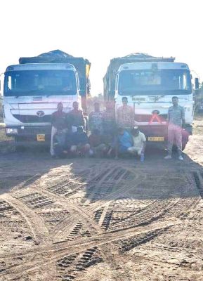 गारे पेलमा माइंस से कोयला चोरी, डिप्टी रेंजर सहित 6 गिरफ्तार