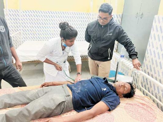 राष्ट्रीय स्वयंसेवक संघ की टीम ने बचाई युवक की जान