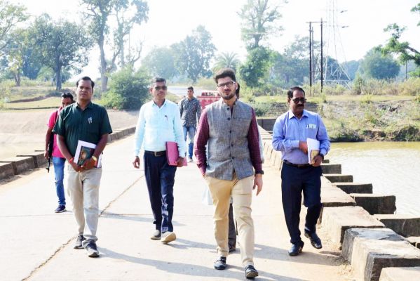 स्टापडेम में पानी रोककर जलस्तर बढ़ाने के निर्देश