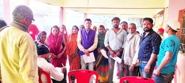 मोर आवास मोर अधिकार, भाजपा ने लगाई चौपाल