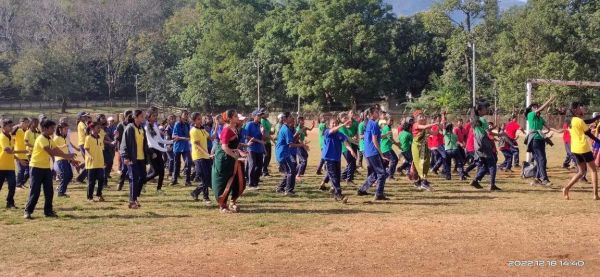 केंद्रीय विद्यालय बचेली में वार्षिक खेलकूद  