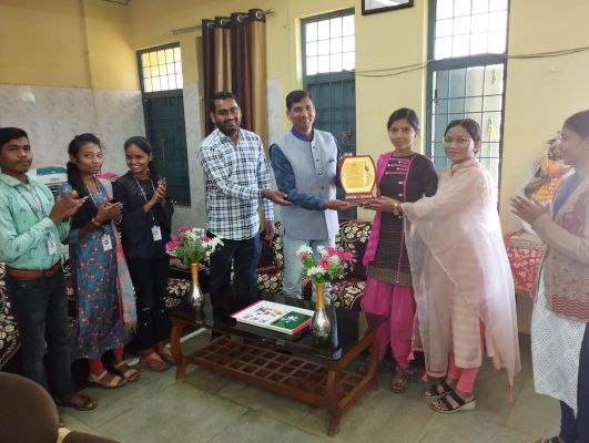 महाविद्यालय के वनस्पति विभाग की छात्रा का एसएससी में चयन