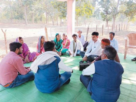 गौठान में मनाया छत्तीसगढ़ गौरव दिवस