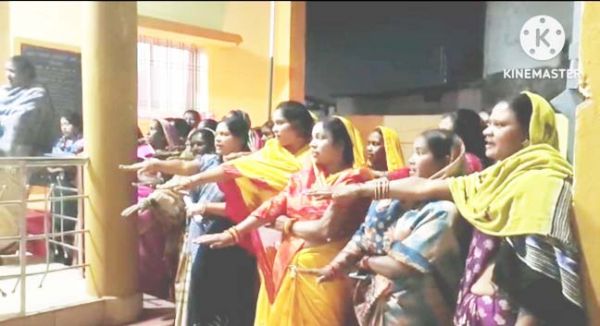 लैंगिक असमानता को खत्म करने कैंडल मार्च, ली शपथ