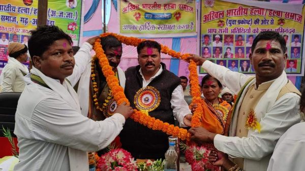 हल्बा समाज के शक्ति दिवस में विधायक संतराम हुए शामिल