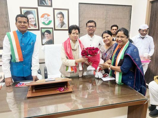 शैलजा का सिहावा विधायक ने किया स्वागत