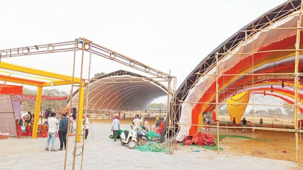 शिवकथा महापुराण की तैयारी अंतिम चरण पर, व्यवस्था की समीक्षा बैठक 
