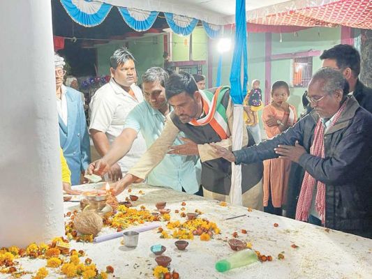 घासीदास जयंती कार्यक्रम में शामिल हुए जिपं अध्यक्ष