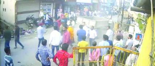 युवक पर जानलेवा हमला, हत्या के  प्रयास तथा बलवा का अपराध दर्ज