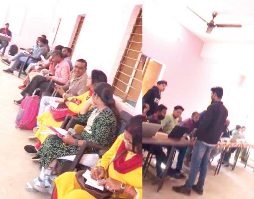  डिजिटल हस्ताक्षर के नाम पर  हो रही वसूली, हंगामा होते देख उल्टे पांव लौटे अज्ञातकर्मी