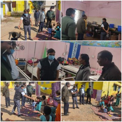 एसडीएम ने कुपोषण दूर करने बच्चों को पौष्टिक आहार और दवाई देने दी सख्त हिदायत