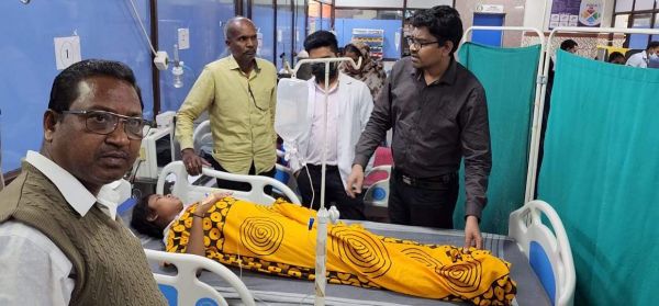 वार्षिक खेल उत्सव में छात्रा जख्मी