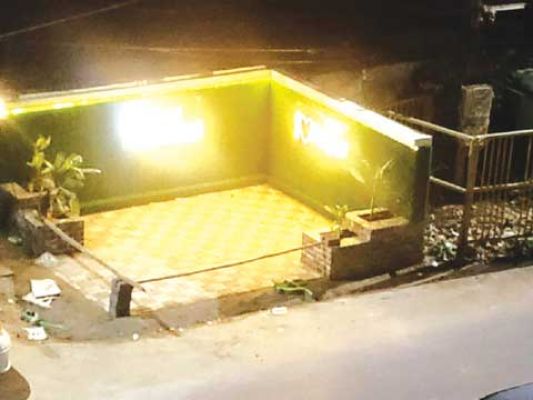 प्राकृतिक पेंट से हो रहा सरकारी भवनों का रंग रोगन