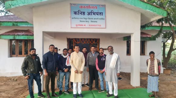 चिपावंड एवं बीजापुर विद्युत वितरण केन्द्रों का विधायक ने किया शुभारंभ