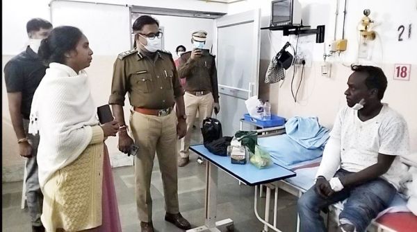 सडक़ हादसे में 4 मौतें, घटनास्थल का एसपी ने किया निरीक्षण