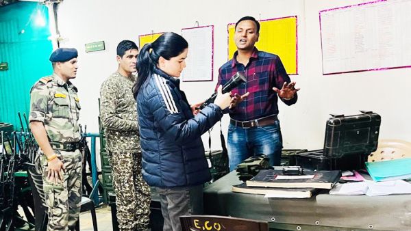 केसीजी एसपी ने संवेदनशील क्षेत्रों का किया दौरा