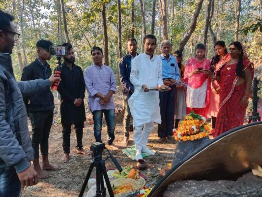 कोंडागांव में हो रही है छत्तीसगढ़ी फिल्म की शूटिंग