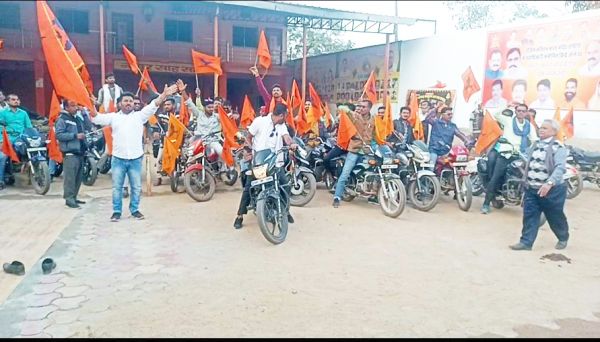 राजिम भक्तिन माता समिति ने निकाली भव्य बाइक रैली