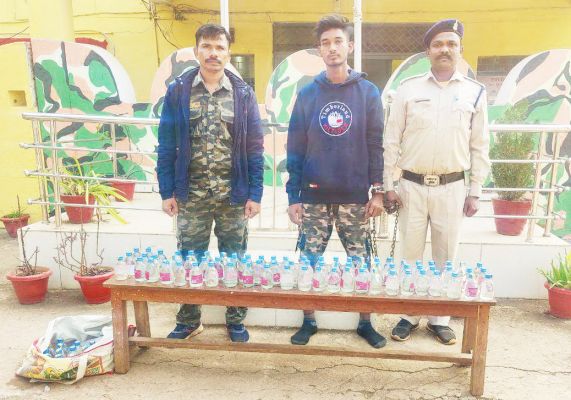 91 पौवा के साथ आरोपी पकड़ाया, भेजा गया रिमांड पर