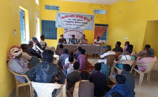 आमचो बस्तर आमचो पुलिस के मूलमंत्र के साथ पोड़ागुड़ा में हुआ कार्यक्रम 