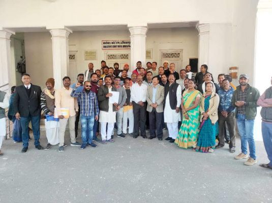 धर्मांतरण की गतिविधियों पर त्वरित कार्रवाई के लिए ज्ञापन