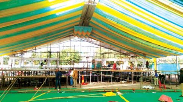 श्री राम कथा के लिए भव्य तैयारी, जुटेंगे लाखों भक्त