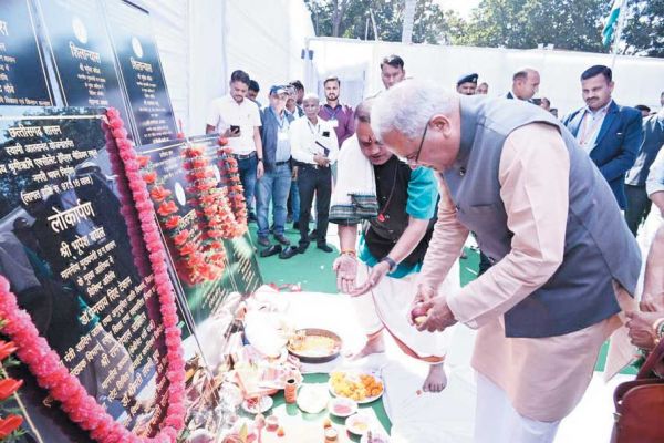 सीएम ने किया 72 करोड़ 56 लाख के 106 कार्यों का लोकार्पण-शिलान्यास